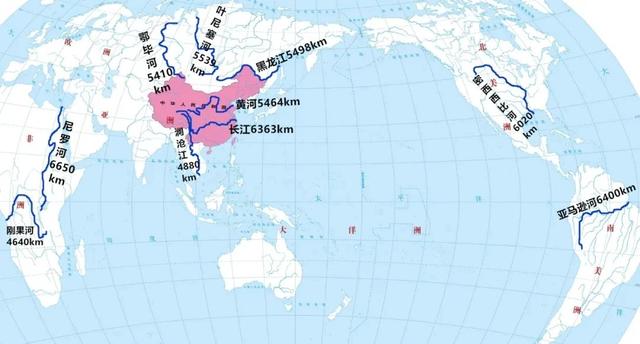 地球上所有7000米以上的山峰，都在这个红圈内了