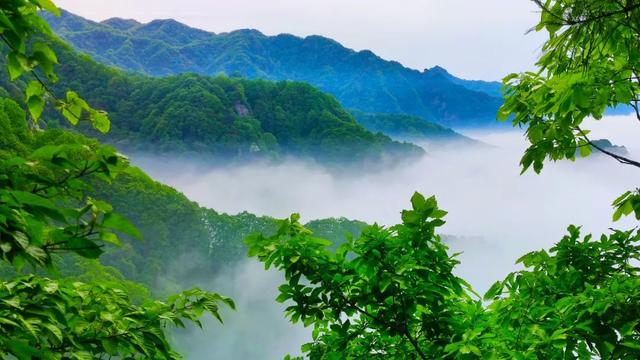 清风相随迎立秋，暑气正浓入鸡峰山