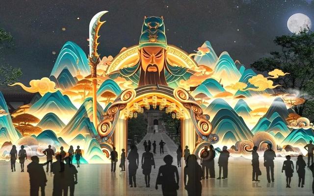 秦皇祖邑千年韵，祁山灯会万古情