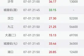 长江武汉段水位到达警戒线！图片