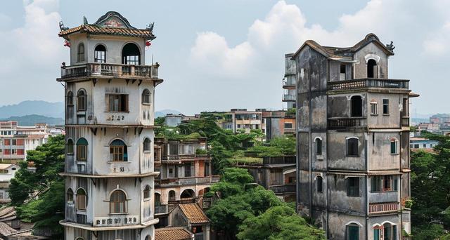 入电影场景！江门：世界碉楼与《狂飙》老街的双面传奇！