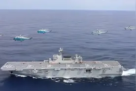 起点很高，中国075攻击舰相当于美军黄蜂级，只差没垂直起降战机图片