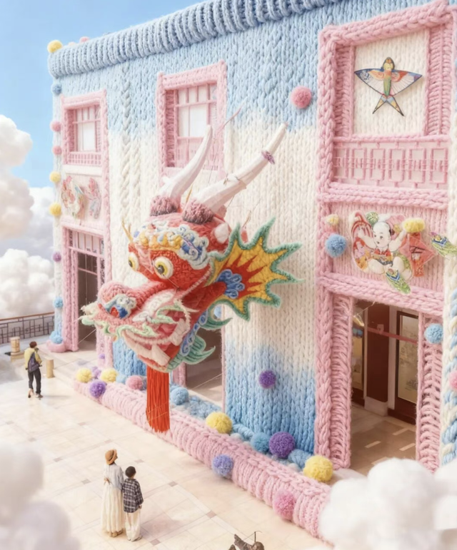 萌化了！潍坊全城“穿”毛衣~