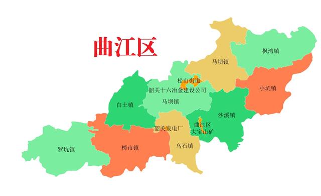 广东省韶关市10县(区、县级市)概况