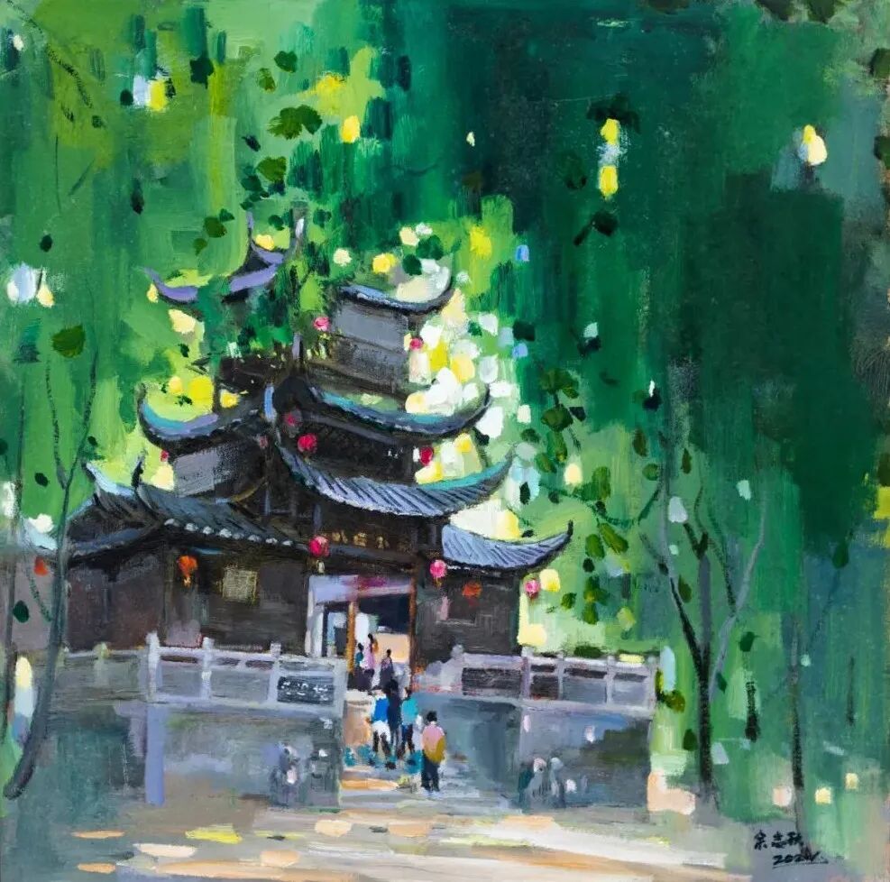 共绘湘西之美 长沙、龙山画家美术写生创作线上展上线(图44) 共绘湘西之美 长沙、龙山画家美术写生创作线上展上线(图44)