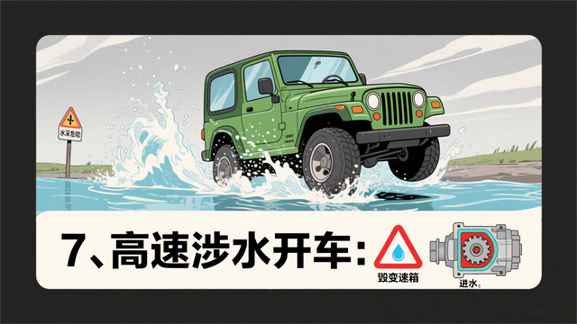 【汽车科普漫画】开车十大伤车行为