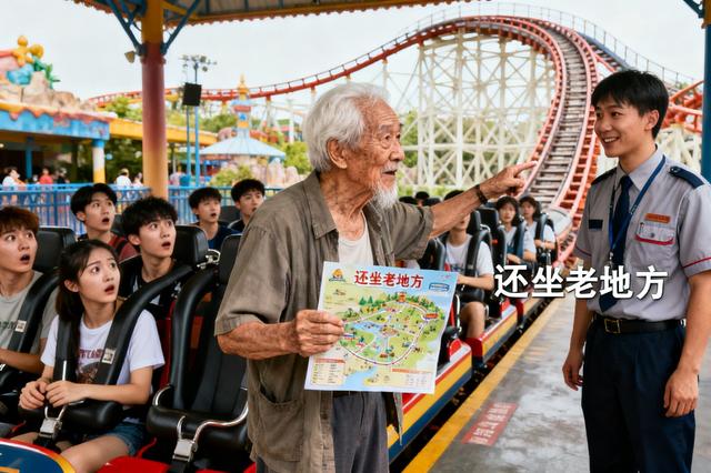 75岁大爷1天43次过山车，这才叫晚年！