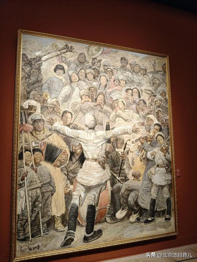 带孩子去中国美术馆参观“人民必胜”主题展，爱国主义教育太深刻