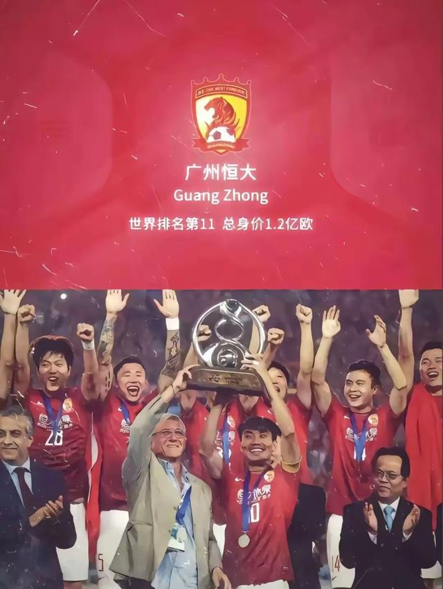 巅峰恒大有多强？亚冠三年两冠+世界排名第11，书写中国足球传奇