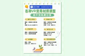 纯干货‼️‼️设计师必看➡️Vray常用材质图片