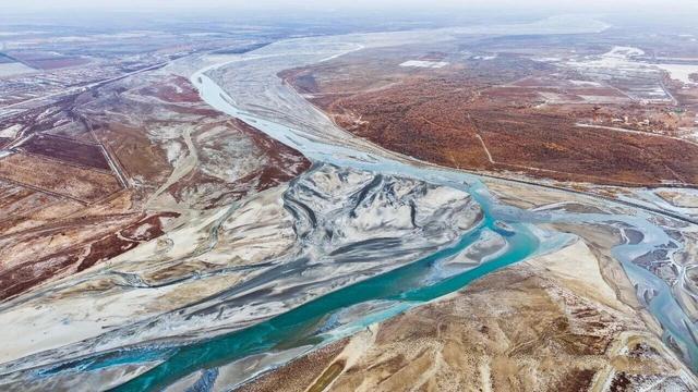 塔里木河起点，在这里温柔浪漫相拥