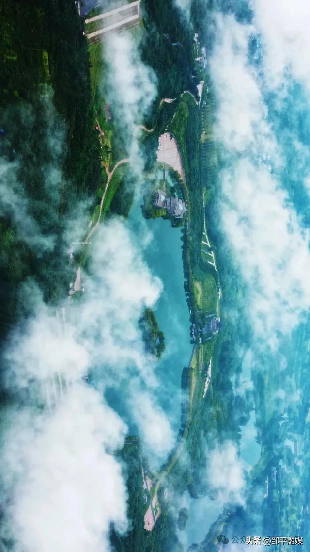 邹平：超长画卷 光影流转 看不尽的邹平山水云海之美