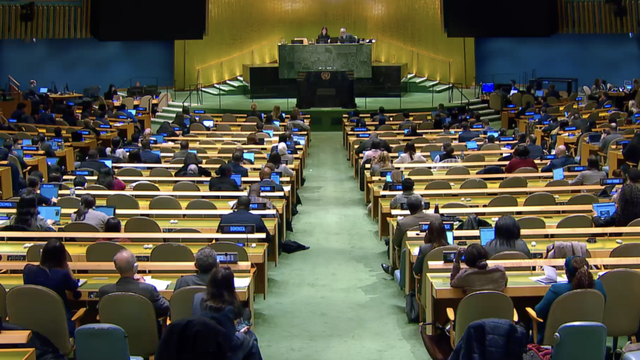 175:2，联合国大会投票结果公布，美国反对无效