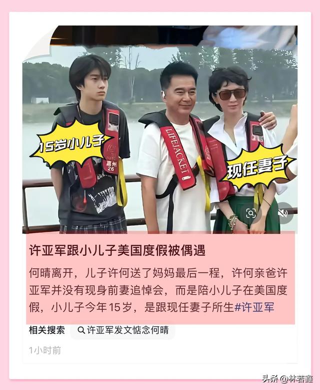 何晴葬礼上黑衣人不是许亚军,他在国外陪小儿子,黑衣人身份曝光 第12张 何晴葬礼上黑衣人不是许亚军,他在国外陪小儿子,黑衣人身份曝光 第12张