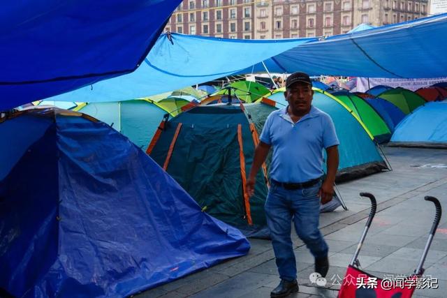 墨西哥城见闻：宪法广场•抗议大本营