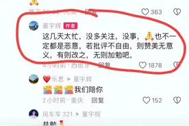 总有人问董为啥不吭声，怎么吭声，一天一个样，三天大变样了图片
