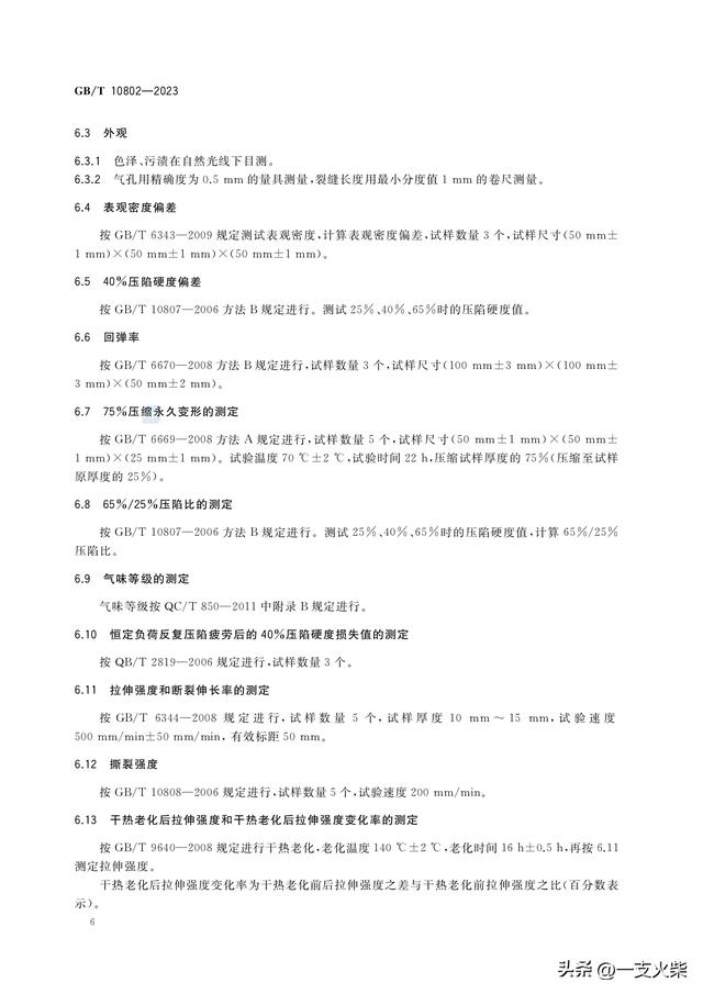 《通用软质聚氨酯泡沫塑料》GB/T 10802-2023