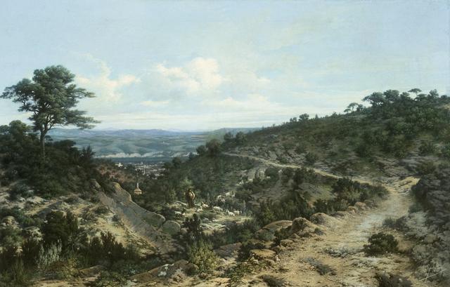 西班牙乡村自然风光，西班牙画家罗梅罗·巴罗斯作品赏