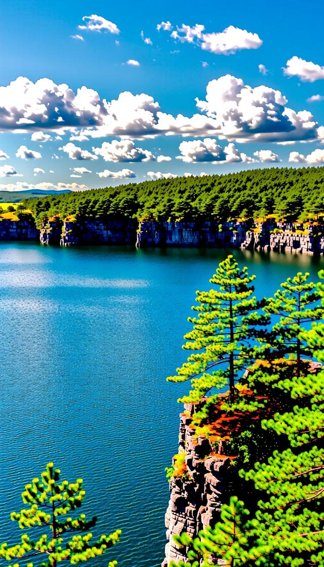 我的家乡牡丹江镜泊湖