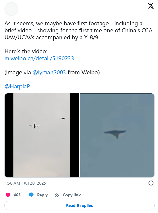 中国第3种六代机亮相 美媒都蒙了