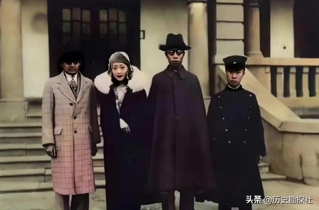 这才是皇后婉容的真实样貌，并非演员扮演，货真价实的罕见照片！