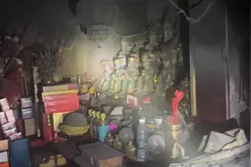 烧香拜神引“仙境”，家中祈福一定要人走火熄！图片