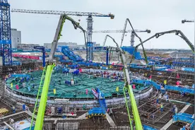 华能首个完全自主建设的大型压水堆核电项目开工图片