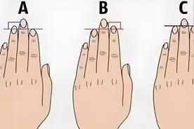 一个人的手指长度暴露了他的“本性”：食指越长的人，越"女性化"图片