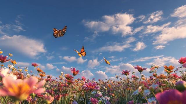 散文 一只蝴蝶的幻想