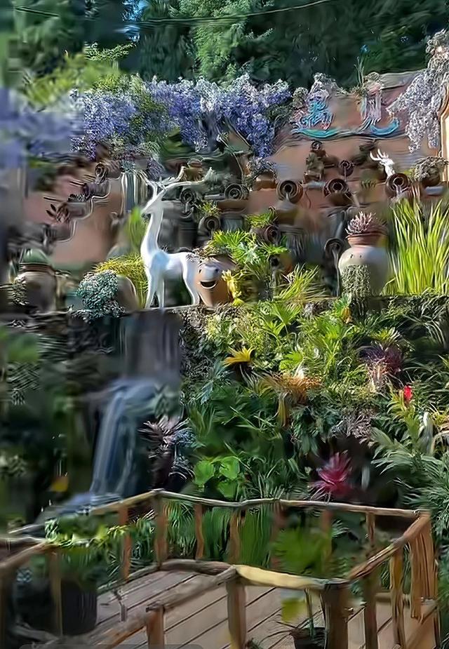 昆明白鹿森林：摩洛哥风情＋鲜花＋白孔雀＋萌宠✌游玩新地标走起
