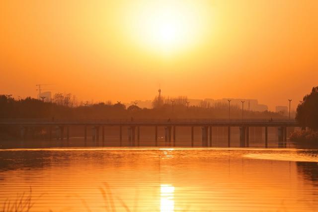 新聊新景丨徒骇河畔：水天一色 浮光跃金