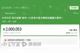 筹款平台回应被咬女童获捐200万：不能再接收新的捐款，捐款者可查看资金使用情况图片