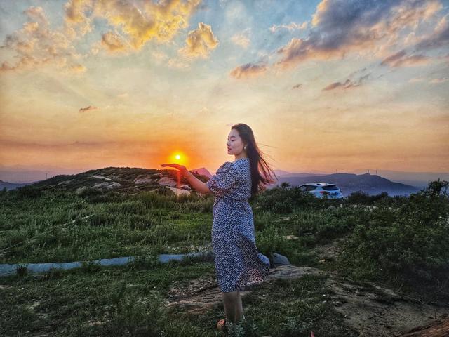 河南禹州:神秘的具茨山，浅井镇大鸿寨的晚霞景色迷人