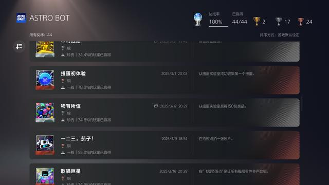 PS5【宇宙机器人2】全收集 全流程通关攻略