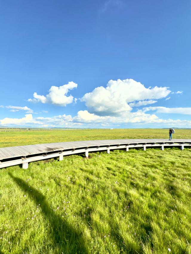 绿原无垠漫风烟（阿坝州若尔盖县花湖生态旅游区）
