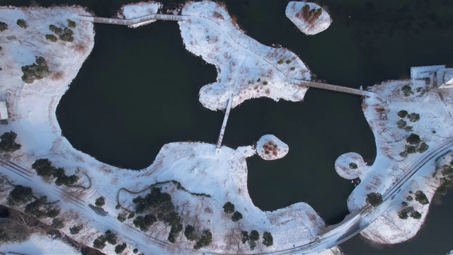 雪后的盐都，每一帧都是壁纸