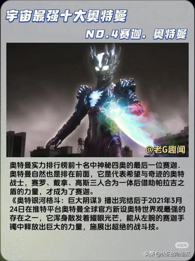 宇宙最强奥特曼十强排行榜