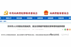 忻州市人大常委会党组成员、副主任郭建平被查图片