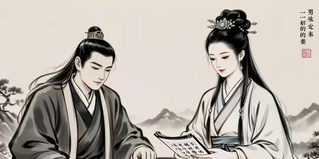 男人缺的不是女人，是“家”；女人缺的不是男人，是“天	”	。