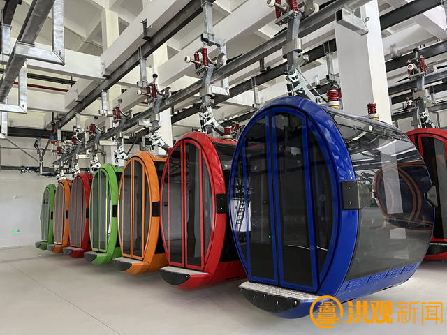 南昌梅岭云端景区索道即将建成