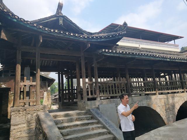 走近广西全州县文桥镇谏禄古村凌云桥！