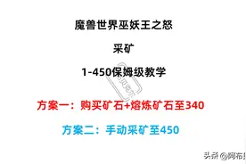 魔兽世界巫妖王之怒采矿1-450保姆级路线攻略图片