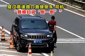 高速倒车被罚12分！司机：我媳妇说“倒一倒”图片