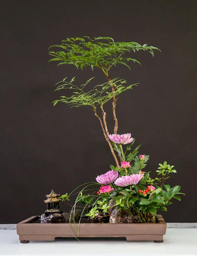 30个名师菊花插花作品，带你赏尽秋日好风景