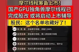 国产GPU新势力崛起：摩尔线程上市在即，这些公司或迎机遇图片