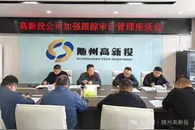 随州高新投公司召开建设项目跟踪审计管理工作座谈会图片