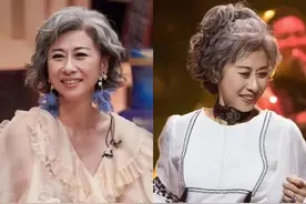 看了63岁的叶倩文，我悟了：白发不染，穿衣不花，老了也优雅大气图片