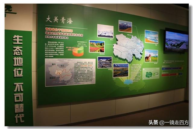 青海省博物馆里的“大美青海”成就展