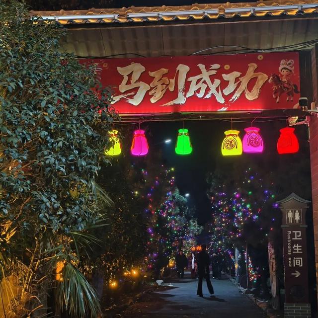 泌阳和园灯火璀璨，正月十五前都能玩