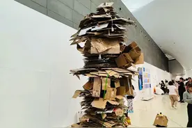 废纸壳是艺术?央美毕设被喷，作者道歉:花费近两万，灵感来源奶奶图片